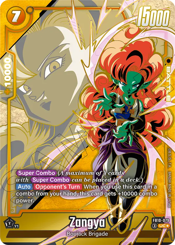 Zangya alternate art uncommon card from Cross Force